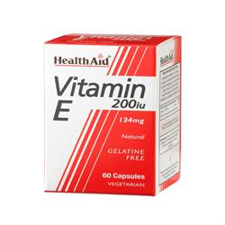 Vitamin E 200iu Natural Vegicaps 60's - Greenlands Health Store