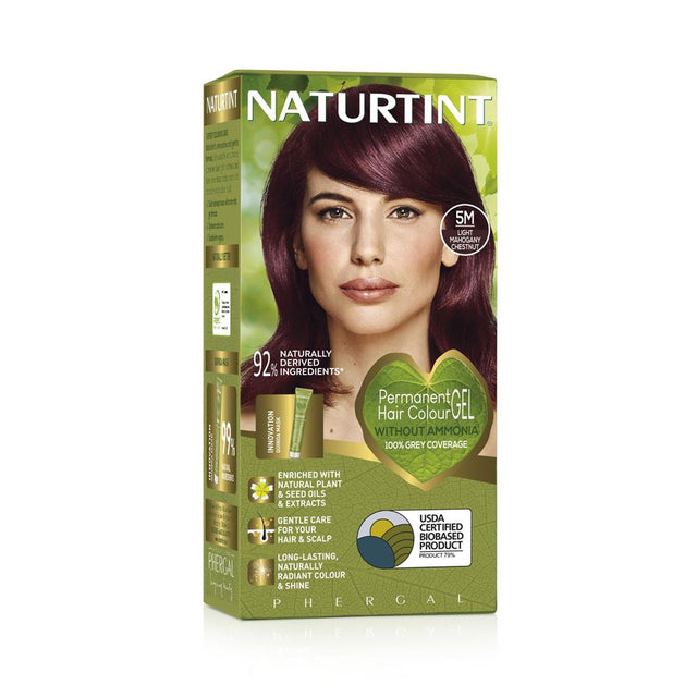 Permanent Hair Colourant Light Mahogany Chestnut 5M 170ml - Greenlands Health Store