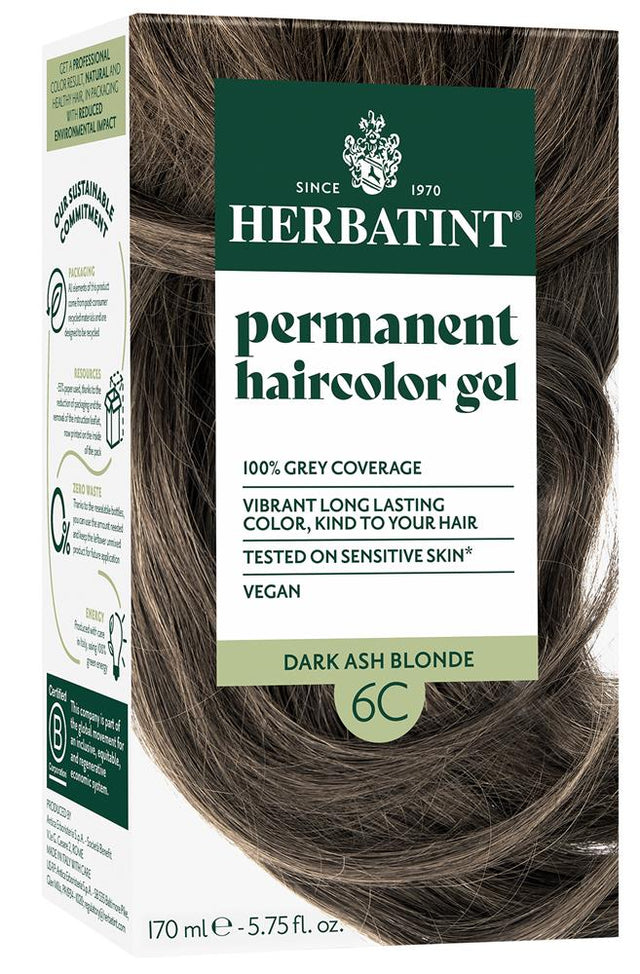 Dark Ash Blonde Hair Colour 6C 170ml - Greenlands Health Store