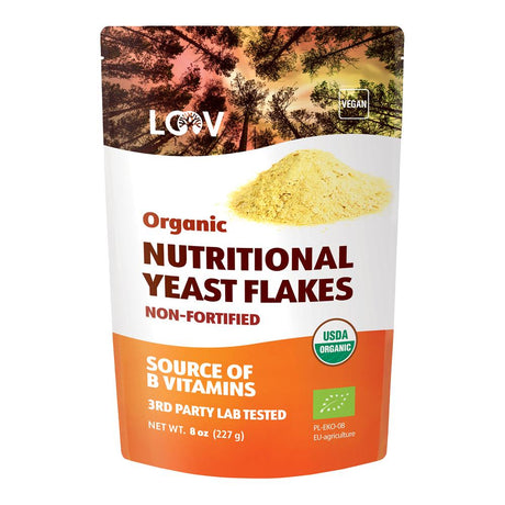 Organic Non - Fortified Nutritional Yeast Flakes 227g - Greenlands Health Store