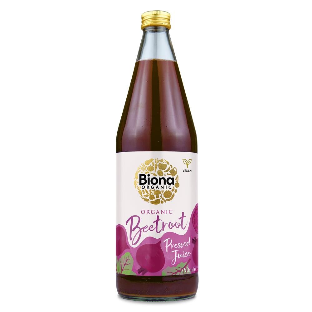 Biona Beetroot Juice - Pressed - Organic 750ml - Greenlands Health Store