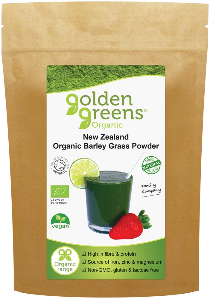 Organic New Zealand Barleygrass Powder 200g - Greenlands Health Store