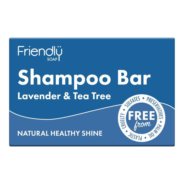 Shampoo Bar - Lavender & Tea Tree 95g - Greenlands Health Store