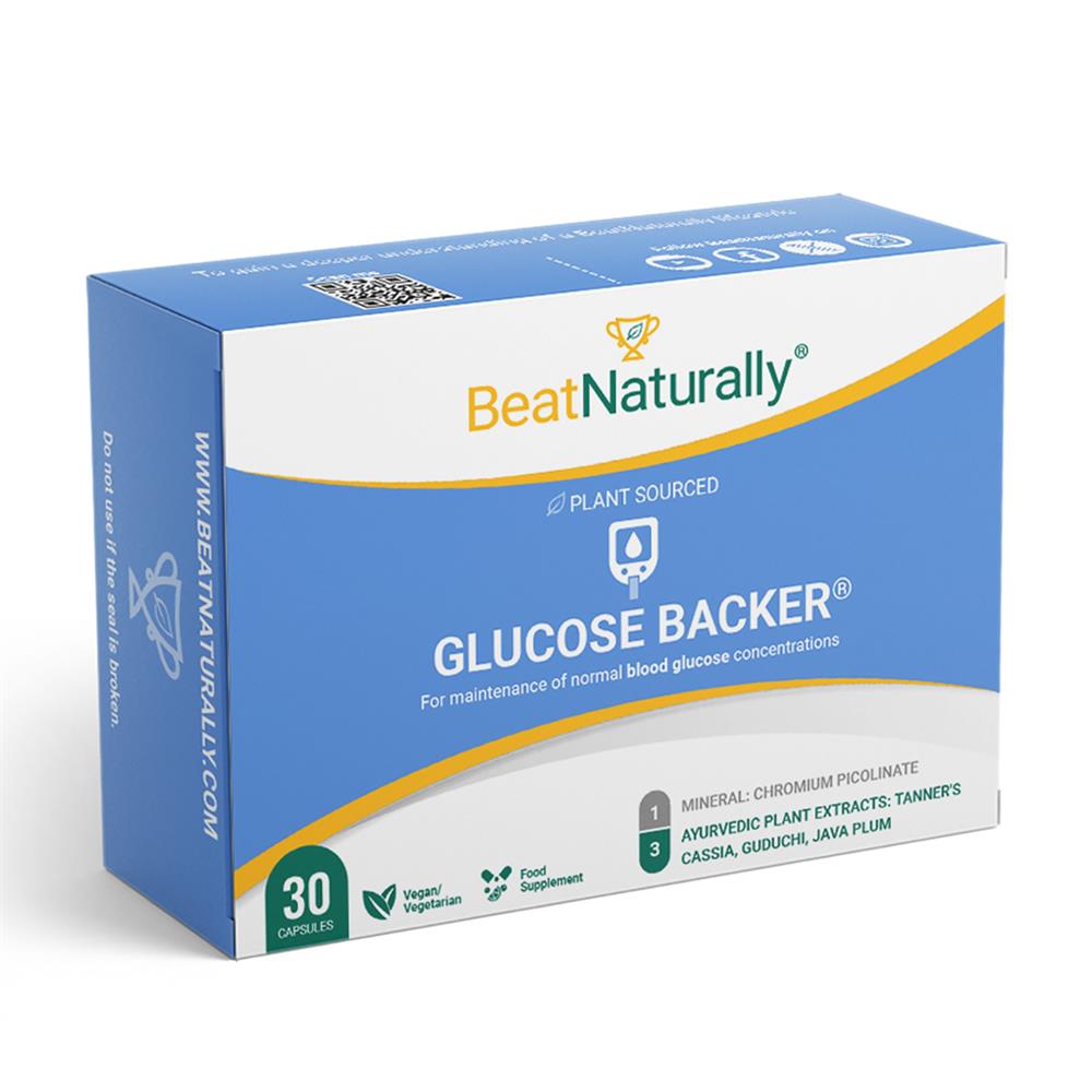 Glucose Backer - Blood Sugar Maintenance - 30 Capsules - Greenlands Health Store
