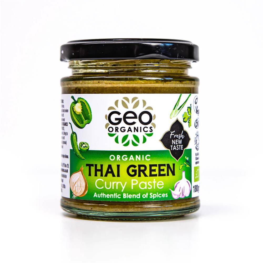 Pastes - Organic Thai Green Curry Paste 180g - Greenlands Health Store