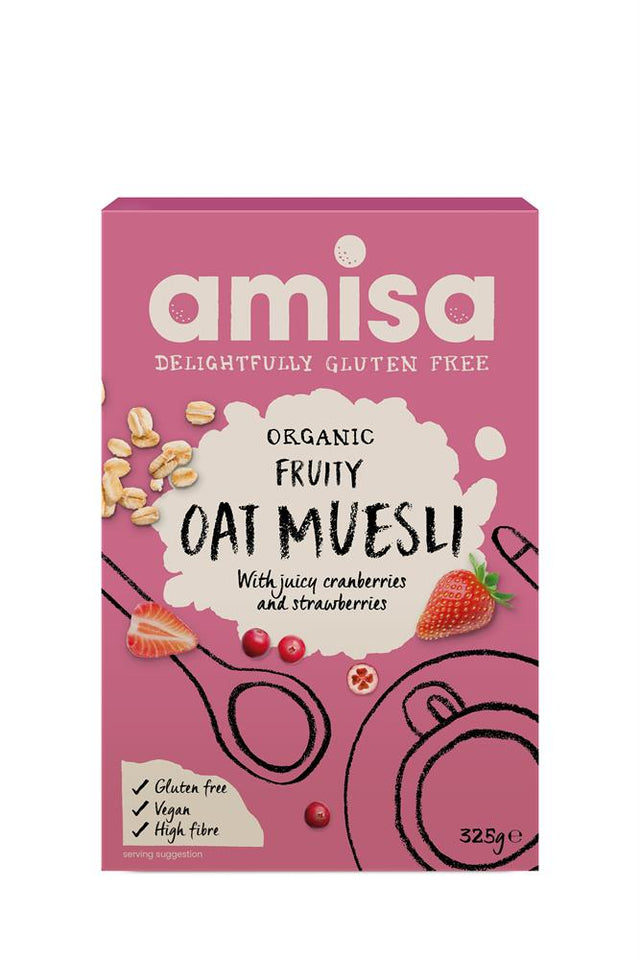 Organic Gluten Free Fruity Oat Muesli 325g - Greenlands Health Store