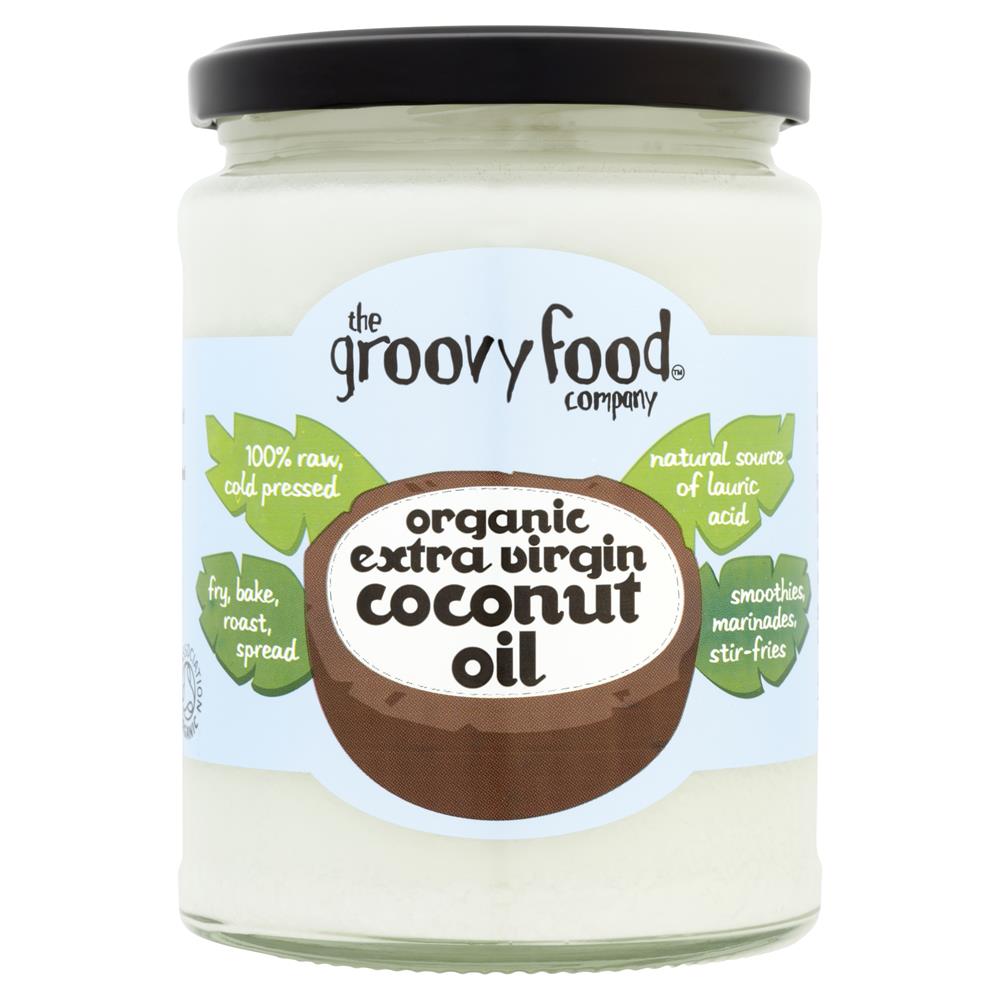 The Groovy Food Company Organic Extra Virgin Coconut Oil 500ml - Greenlands Health Store