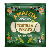 Amaizin Tortilla Wraps Extra Fibre Organic 240g Pack (6 pieces) - Greenlands Health Store