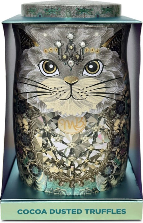 Diamond Empress Cat Tin Gift with Truffles Selection 200g - Greenlands Health Store