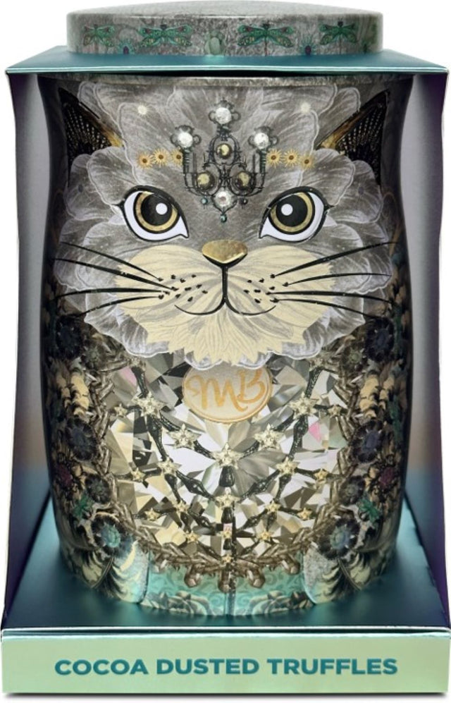 Diamond Empress Cat Tin Gift with Truffles Selection 200g - Greenlands Health Store