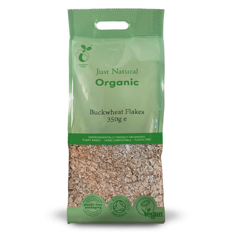 Organic Buckwheat Flakes 350g - Greenlands Health Store