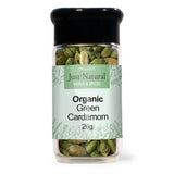 Organic Green Cardamom Pods (Glass Jar) 26g - Greenlands Health Store