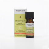 Tisserand Organic Lemongrass Essential Oil (9ml) - Greenlands Health Store