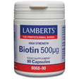 High Strength Biotin 500ug 90 capsule - Greenlands Health Store