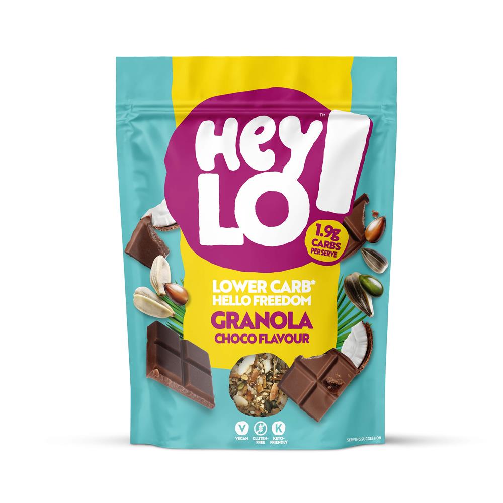 Heavenly Cocoa Keto Granola 360g Pouch - Greenlands Health Store