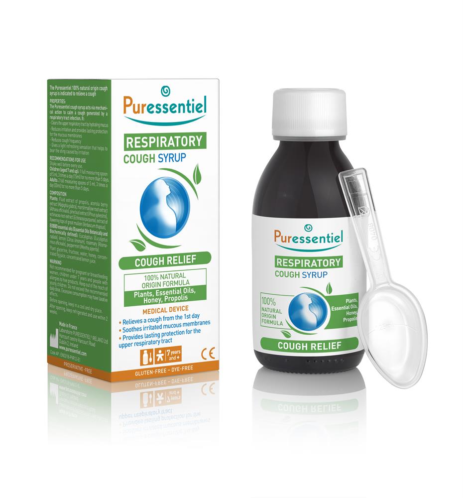 PURESSENTIEL RESPIRATORY COUGH SYRUP 125ml - Greenlands Health Store