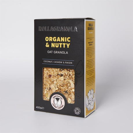 Organic oat granola gluten - free & vegan - 400g pack - Greenlands Health Store