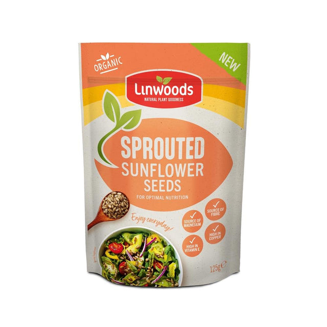 Linwoods Sprouted Sunflower Seeds 125g - Greenlands Health Store
