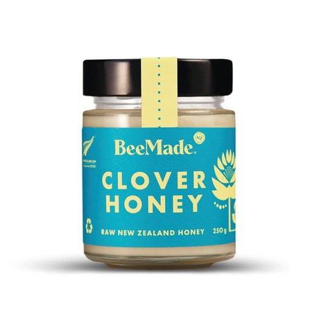 BeeMade Harvest New Zealand Clover Honey 250g - Greenlands Health Store