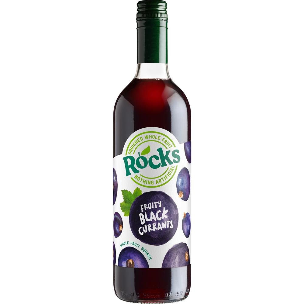 Rocks Blackcurrant Squash 740ml - Greenlands Health Store