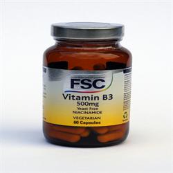 Niacintamin B3) 60 Veg Capsulesamide 500mg (Vi - Greenlands Health Store