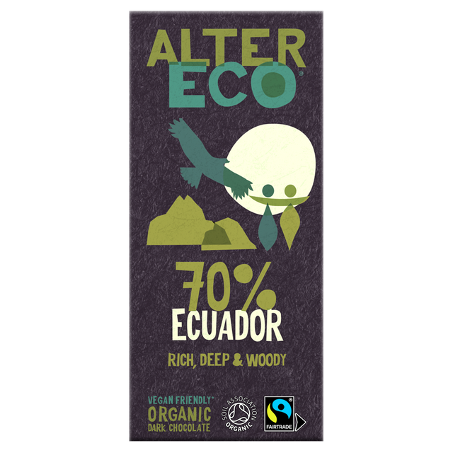 AlterEco Dark Chocolate 70% Ecuador 100g - Greenlands Health Store