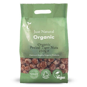 Organic Tiger Nuts Raw - Peeled 250g - Greenlands Health Store