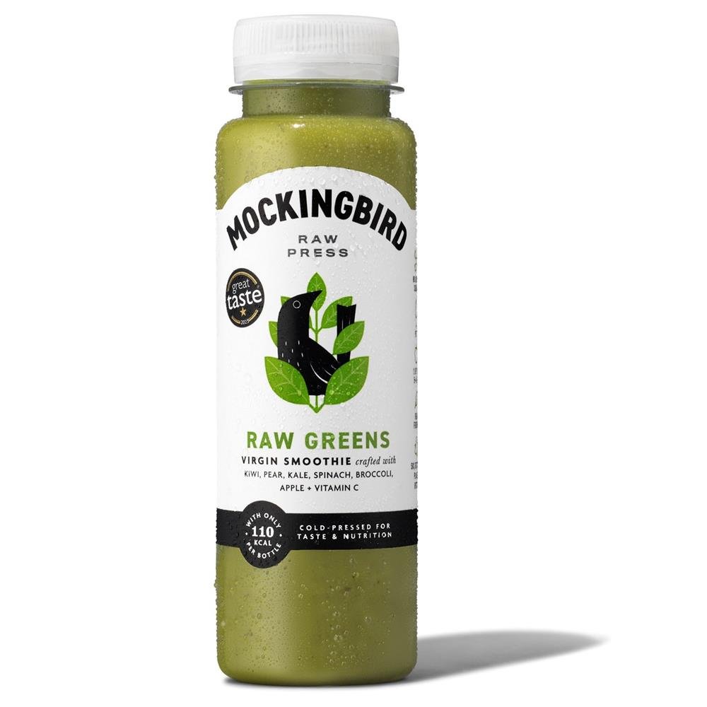 Mockingbird Raw Greens Smoothie 250ml - Greenlands Health Store