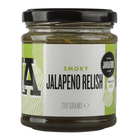 J&A Smoky Jalapeno Relish 210g - Greenlands Health Store
