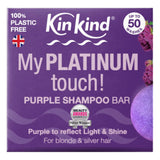 KinKind My PLATINUM touch! Purple Shampoo Bar 50g - Greenlands Health Store