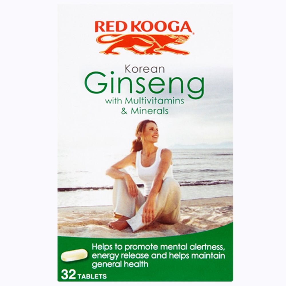 Ginseng & Multivitamins 32 tablets - Greenlands Health Store