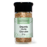 Organic Garlic Granules (Glass Jar) 50g - Greenlands Health Store