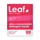Leaf Non Bio Laundry Detergent Sheets 25 Pack - Greenlands Health Store