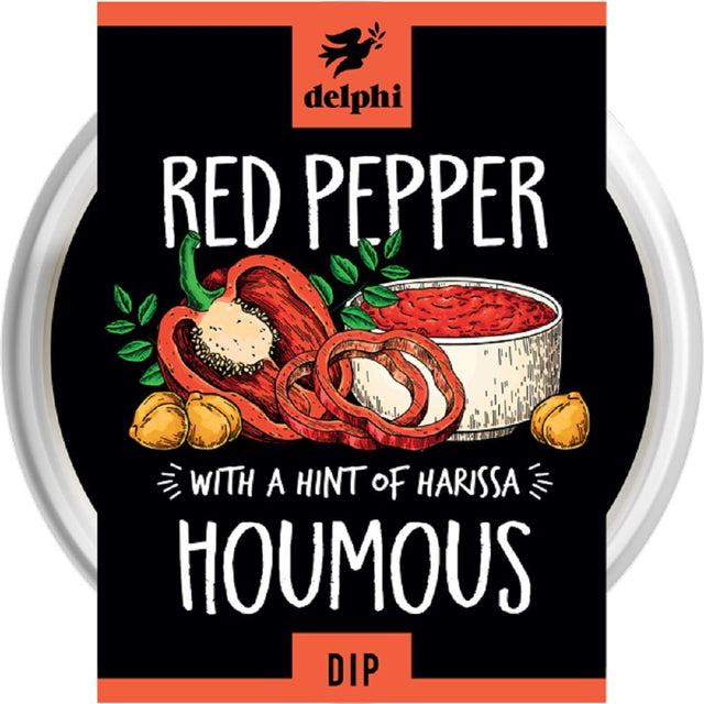 Red Pepper Houmous 170g - Greenlands Health Store