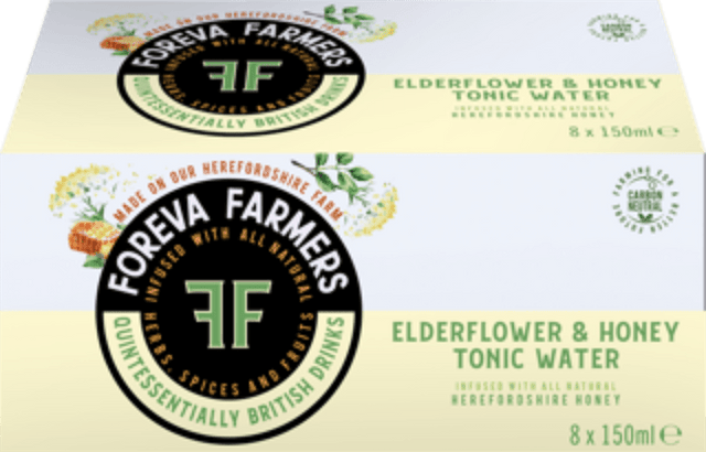 Foreva Farmers Elderflower & Honey Tonic Multipack 8x150ml - Greenlands Health Store