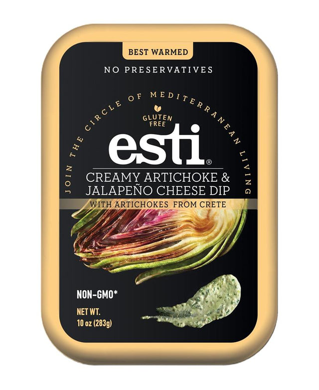 Esti Creamy Artichoke & Jalapeno Cheese Dip 283g - Greenlands Health Store