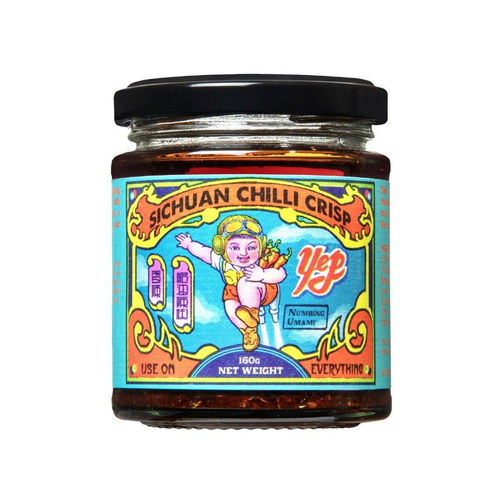 Yep Kitchen Sichuan Chilli Crisp Oil 160g - Greenlands Health Store