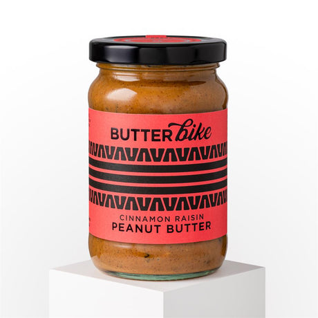 Butter Bike Cinnamon Raisin Peanut Butter 285g - Greenlands Health Store