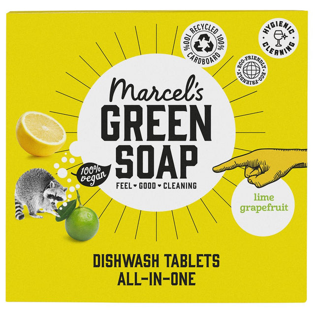 Marcels Dishwash Tabs Grapefruit & Lime - 25 tablets - Greenlands Health Store