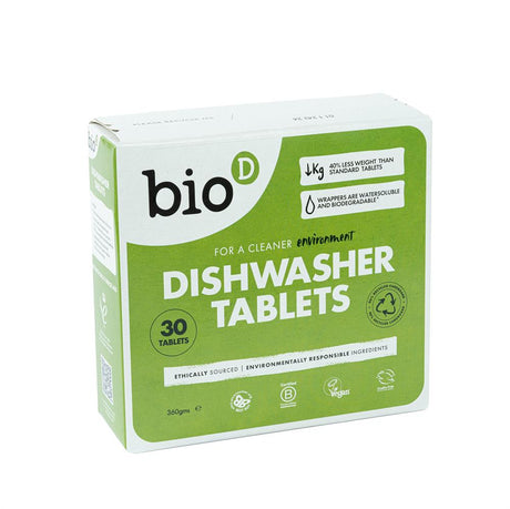 Bio - D Dishwasher Tablets 30 tablets - Greenlands Health Store