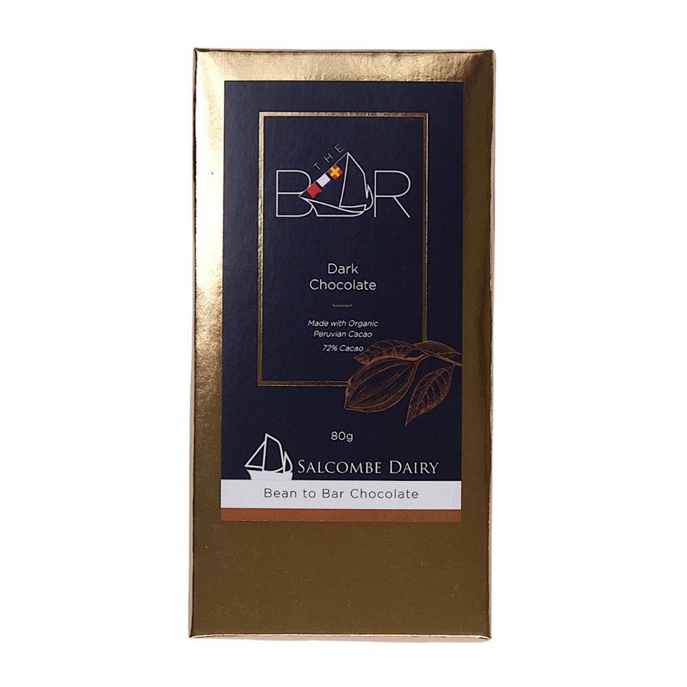 Salcombe Dairy Dark Chocolate Organic Bar 80g - Greenlands Health Store