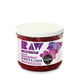 Organic Sauerkraut - Ginger & Lemon 410g - Greenlands Health Store