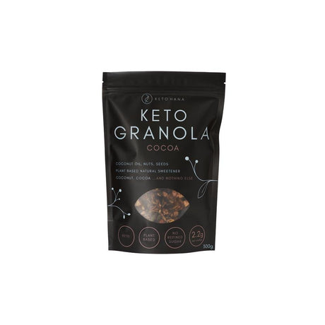 Cocoa Keto Granola 300g - Greenlands Health Store