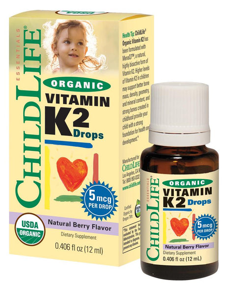 ChildLife Essential Organic Vitamin K2 Berry 12ml - Greenlands Health Store