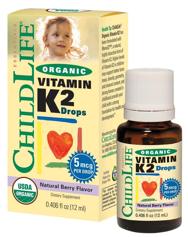 ChildLife Essential Organic Vitamin K2 Berry 12ml - Greenlands Health Store