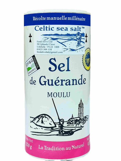 Celtic Sea Salt Fine Shaker 250g - Greenlands Health Store