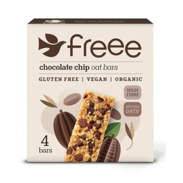 Org GF Choc Chip Flapjack 4 x 35g - Greenlands Health Store