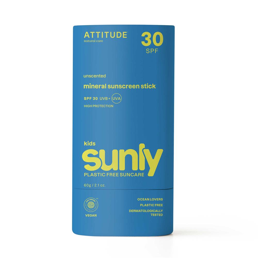 Sunly - Sunscreen Stick Kids - Unscented- 30 SPF - 60 g - Greenlands Health Store
