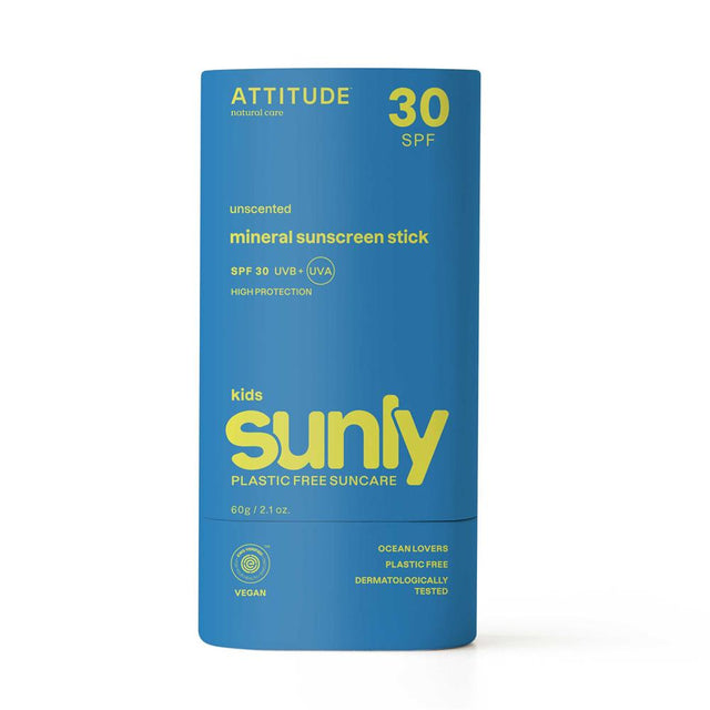 Sunly - Sunscreen Stick Kids - Unscented- 30 SPF - 60 g - Greenlands Health Store