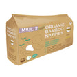 Organic Bamboo Nappies Size 2 (5-8 kg 30 nappies) - Greenlands Health Store